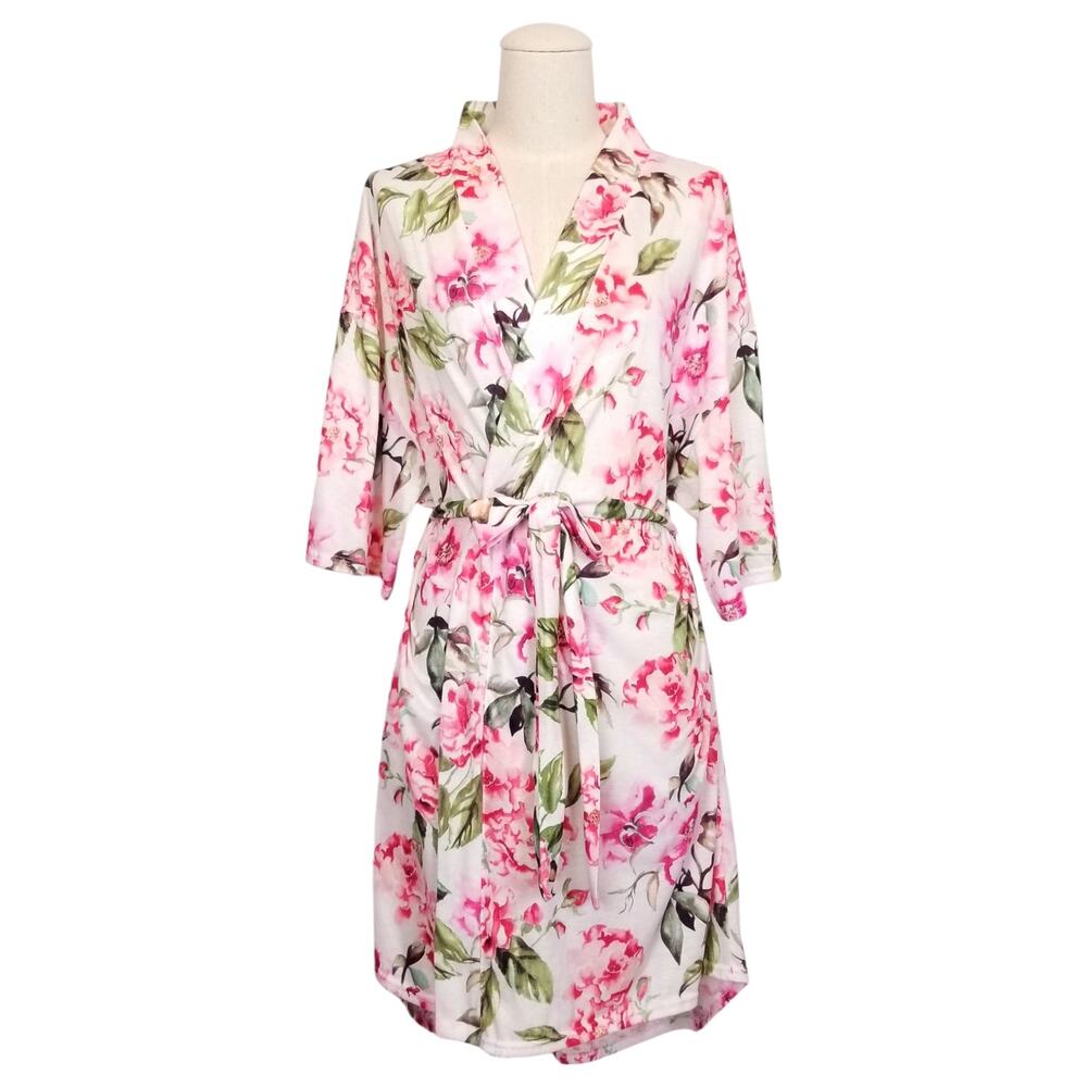 Show Me Your MuMu Floral Rose Print Robe OS